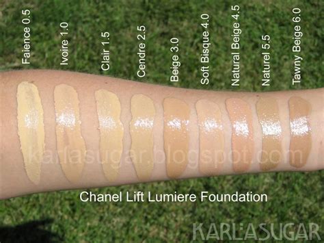 chanel lift lumiere swatches|chanel lift lumiere foundation discontinued.